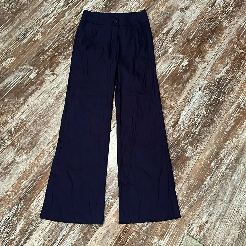 NWT Bebe Nicola Wide Leg Pants size 4